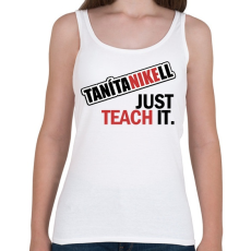 PRINTFASHION tanítanikell - Női atléta - Fehér