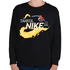PRINTFASHION TanokolNIKEll - Gyerek pulóver - Fekete gyerek pulóver, kardigán
