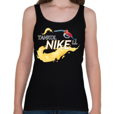 PRINTFASHION TanokolNIKEll - Női atléta - Fekete