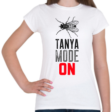 PRINTFASHION TANYA MODE ON - Női póló - Fehér női póló