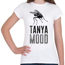 PRINTFASHION TANYA MOOD - Női póló - Fehér női póló