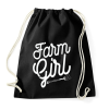 PRINTFASHION Tanyasi lány - Sportzsák, Tornazsák - Fekete