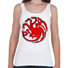 PRINTFASHION Targaryen címer - Női atléta - Fehér