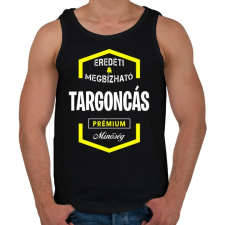 PRINTFASHION Targoncás prémium minőség - Férfi atléta - Fekete atléta, trikó