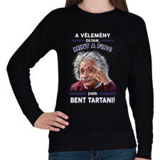 PRINTFASHION Tartsd magadban! - Női pulóver - Fekete női pulóver, kardigán