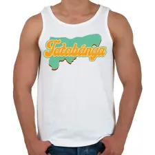 PRINTFASHION Tatabánya - Férfi atléta - Fehér atléta, trikó