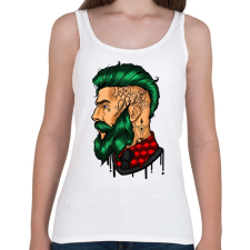 PRINTFASHION Tattoo - Női atléta - Fehér női trikó