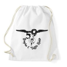 PRINTFASHION tattoologo - Sportzsák, Tornazsák - Fehér tornazsák