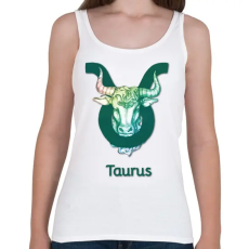 PRINTFASHION Taurus színes - Női atléta - Fehér