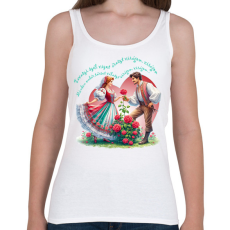 PRINTFASHION Tavaszi szél vizet áraszt... - Női atléta - Fehér