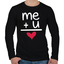 PRINTFASHION TE + ÉN - Férfi hosszú ujjú póló - Fekete férfi póló