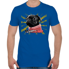 PRINTFASHION TE FINGTÁL 4 - Férfi póló - Királykék férfi póló