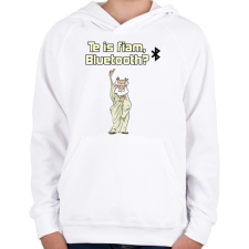 PRINTFASHION te is fiam... - Gyerek kapucnis pulóver - Fehér gyerek pulóver, kardigán