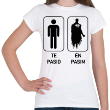 PRINTFASHION Te Pasid Én Pasim - Női póló - Fehér női póló