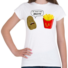 PRINTFASHION Te vagy az tesó!?! - Női póló - Fehér női póló