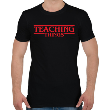 PRINTFASHION Teaching things - Férfi póló - Fekete férfi póló