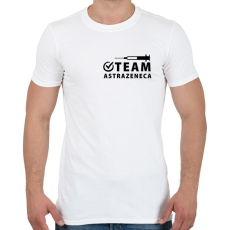 PRINTFASHION Team AstraZeneca - Férfi póló - Fehér