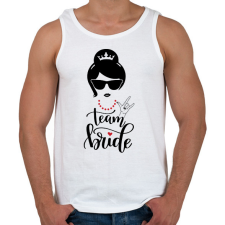 PRINTFASHION Team Bride - Férfi atléta - Fehér atléta, trikó