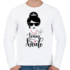 PRINTFASHION Team Bride - Férfi pulóver - Fehér férfi pulóver, kardigán