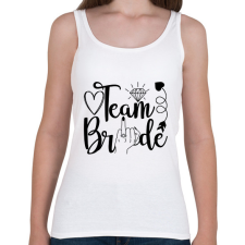 PRINTFASHION Team Bride gyűrűvel - Női atléta - Fehér női trikó