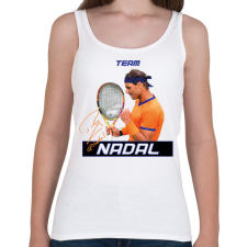 PRINTFASHION Team Nadal - Női atléta - Fehér női trikó