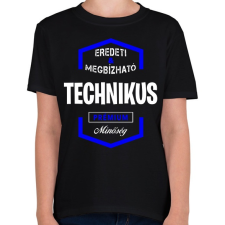 PRINTFASHION Technikus prémium minőség - Gyerek póló - Fekete gyerek póló