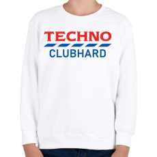 PRINTFASHION Techno Clubhard - Gyerek pulóver - Fehér