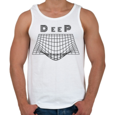 PRINTFASHION Techno - DeeP - Férfi atléta - Fehér