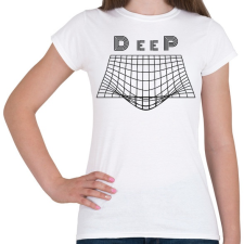 PRINTFASHION Techno - DeeP - Női póló - Fehér női póló