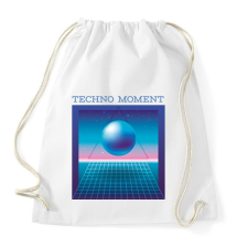PRINTFASHION Techno Moment - Sportzsák, Tornazsák - Fehér tornazsák