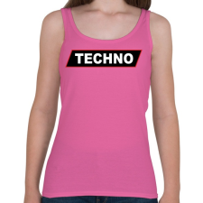 PRINTFASHION Techno - Női atléta - Rózsaszín női trikó