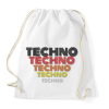 PRINTFASHION Techno, Techno - Sportzsák, Tornazsák - Fehér
