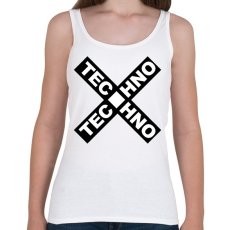 PRINTFASHION TECHNO X - Női atléta - Fehér