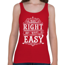 PRINTFASHION Tedd, ami helyes - Női atléta - Cseresznyepiros női trikó