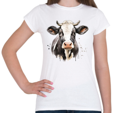 PRINTFASHION Tehén - Női póló - Fehér női póló