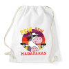 PRINTFASHION Tehén - pew pew madafakas - Sportzsák, Tornazsák - Fehér