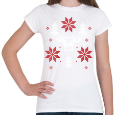 PRINTFASHION Tehenes csúnya pulcsi - Női póló - Fehér női póló