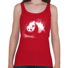PRINTFASHION Tejpanda - Női atléta - Cseresznyepiros