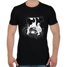 PRINTFASHION Tejút - Férfi póló - Fekete férfi póló