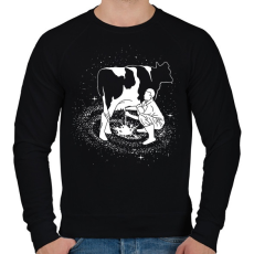 PRINTFASHION Tejút - Férfi pulóver - Fekete