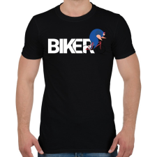 PRINTFASHION Tekerek ahogy bírok - Férfi póló - Fekete férfi póló