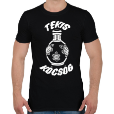 PRINTFASHION TeKis Köcsög - Férfi póló - Fekete