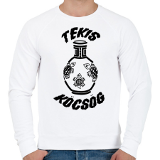 PRINTFASHION TeKis Köcsög - Férfi pulóver - Fehér férfi pulóver, kardigán