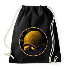 PRINTFASHION teknős - Sportzsák, Tornazsák - Fekete tornazsák