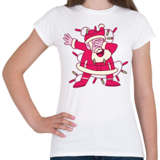 PRINTFASHION Télapó dab - Női póló - Fehér