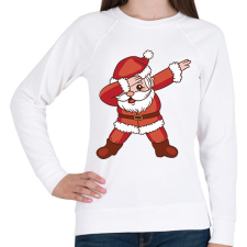 PRINTFASHION Télapó dab - Női pulóver - Fehér női pulóver, kardigán