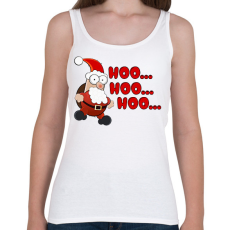 PRINTFASHION Télapó - hoo... - Női atléta - Fehér
