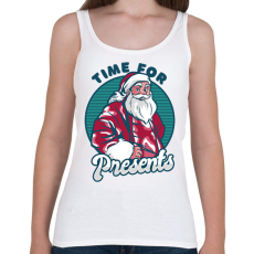 PRINTFASHION Télapó  - Női atléta - Fehér