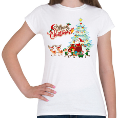 PRINTFASHION Télapó - Női póló - Fehér