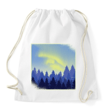 PRINTFASHION Téli táj - Sportzsák, Tornazsák - Fehér tornazsák